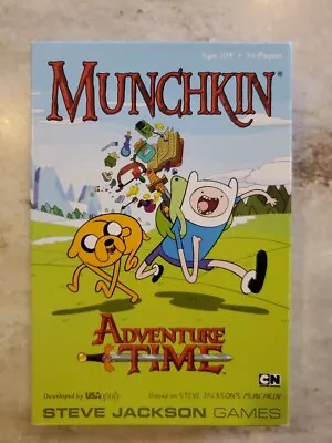 Munchkin Adventure Time Game By Steve Jackson RARE & COMPLETE 2014  A++ Shape • $53.95