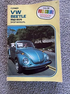 Clymer A104 VW Beetle 1961-1979 Shop Manual • $15