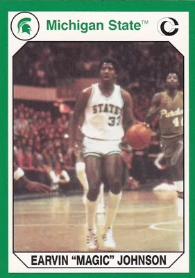 Magic Johnson Michigan State  Collegiate Collection 1990 Basketball Card • $1.19