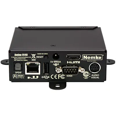£19.99 • Buy Nemco Amino H140 High Definition HDMI IPTV Set Top Box - No Power Supply