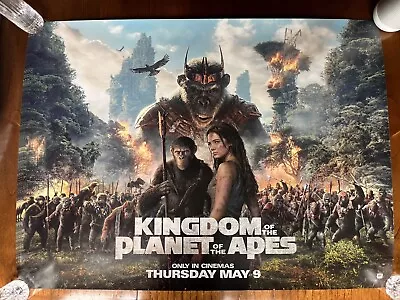 Kingdom Of The Planet Of The Apes Original Cinema Poster 30X40 Quad V2 2024 HD • £15