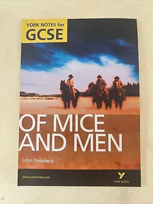 Of Mice And Men York Notes For GCSE | John Steinbeck • £5