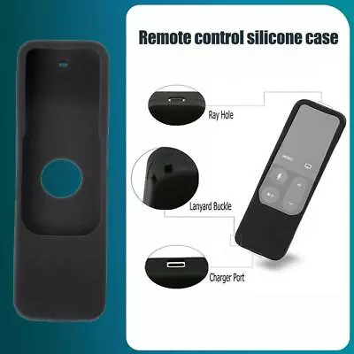 $4.08 • Buy Silicone Protective Case Cover For Apple TV 4th Remote Anti-scratch} F6U4