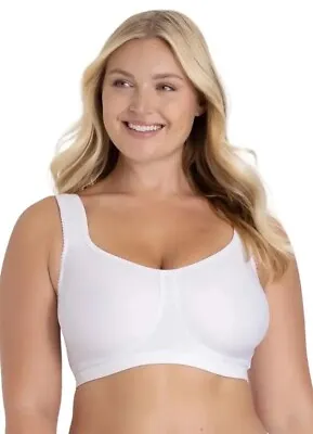 Miss Mary Of Sweden Keep Fresh White Non-Wired Full Cup Bra UK 36F • £34.99