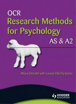 OCR Research Methods For Psychology AS & A2 Ellerby-Jones Louise & Donald Moi • £3.36