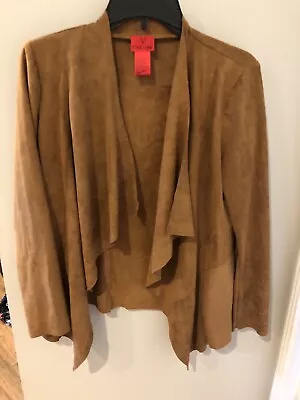 $14.99 • Buy V Cristina Supersoft Faux Suede Jacket