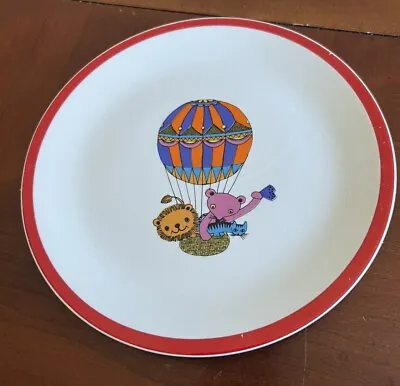 Villeroy & Boch Plate Hot Air Balloon Lion Bear Cat • $22