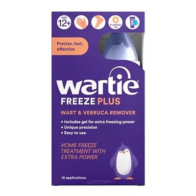 Wartie Freeze Plus Wart & Verruca Remover Extra Power 50ml • £13.49
