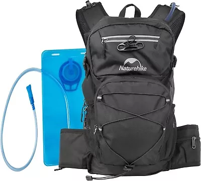 Naturehike Hydration Backpack With 2L Water Bladder Lightweight 20L Hydration P • $86.99