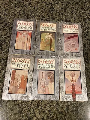 Elric Of Melnibone Saga 1 2 3 4 5 6-Michael Moorcock-Berkley/Ace Paperback Set • $74.95