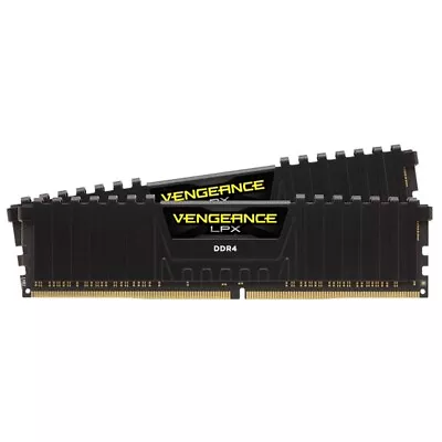 (LS) Corsair Vengeance LPX 64GB (2x32GB) DDR4 2400MHz C16 1.2V XMP 2.0 Black Des • $369.51