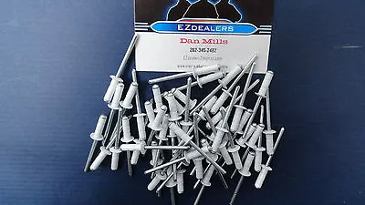 Vintage Snowmobile Merc MercurySmall Head White Rivets 50 Pcs 3/16  Rivets • $11.99