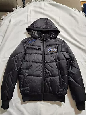 Ucla Black Puffer Zipper  Jacket With Hood. Black  Excellent Condition  • $29.99