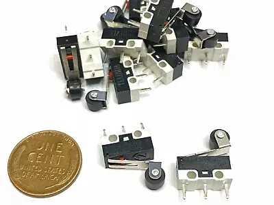 10 X  Roller Limit Micro Switch Mini Small KW10-Z4P Momentary SPDT NC NO B12  • $8.44