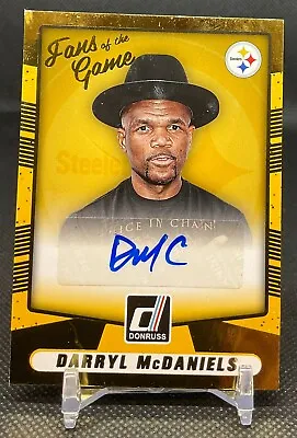 $10.50 • Buy DARRYL  DMC  MCDANIELS 2016 Panini Donruss Football Fans Of The Game Autograph
