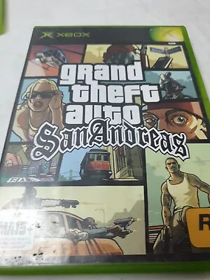 Grand Theft Auto San Andreas XBOX Original Manual + Map Included • $20