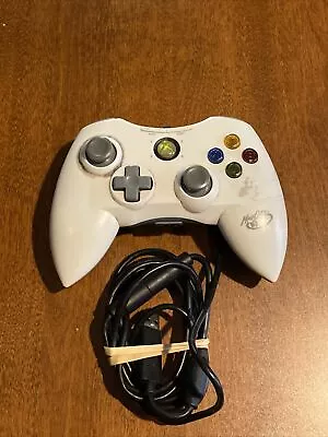 Gamestop Mad Catz Xbox 360 Wired Controller Game Pad 47161 White With Breakaway • $14.95
