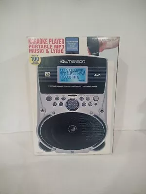 Emerson Portable MP3 Digital Karaoke Player SD512 W/3  Lyric Screen SD Card Slot • $20.97