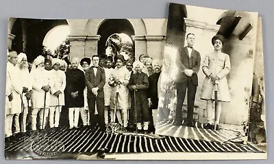 1922 Two Photographs New Maharaja Rewa Gulab Singh Bahadur + Tutor Evans-Gordon • $98.65
