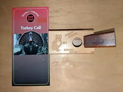 Vintage Stanley Scruggs Mini-Owl Hooter Turkey Locator Call Walnut/Maple (New) • $19.75