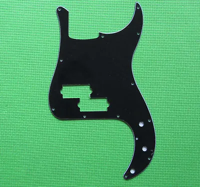 P Bass Pickguard PB Scratch Plate Black 3 Ply Fits Precision Bass Guitar • £8.68