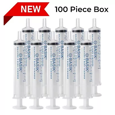 5cc | 5ml Silicone O-ring Slip Tip Feeding  Craft Syringe W/Caps  100 Piece Box • $69.95