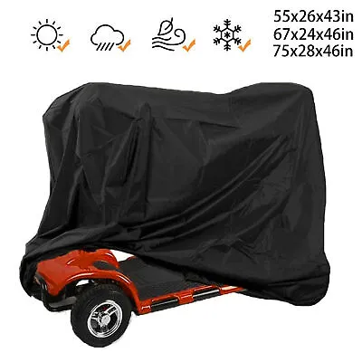 Waterproof Mobility Scooter Cover 55/67/75  Heavy Duty Wheelchair Storage Cover  • $13.85