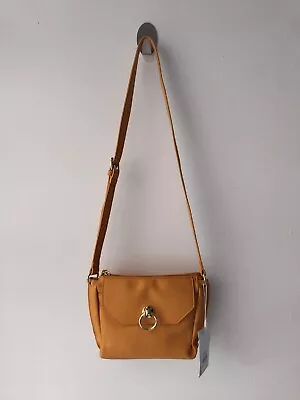 Mustard Yellow Cross Body Bag By Warehouse Brand New Small Bag W/ Gold Hardware • £9.99