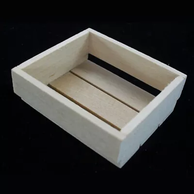 Miniature Wooden Crates In 1to12 1:12 Scale Dollhouse Vegetable Food Boxes Crate • $2.35