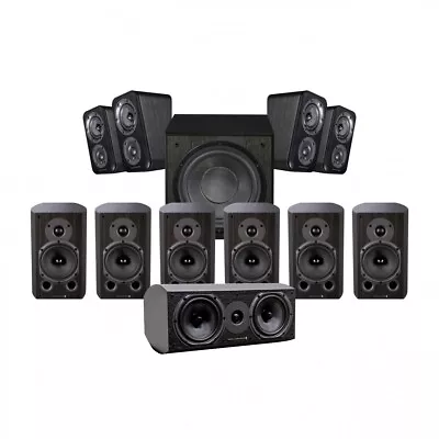Wharfedale Diamond 9.1 HCP 7.1.4 Speaker Package Black • £913
