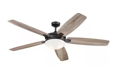 New Harbor Breeze Oakham 70  5 Blade Indoor Ceiling Fan With Light Remote #42074 • $265