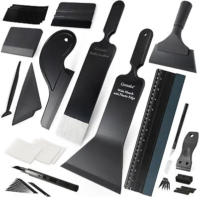 Auto Window Tint Kit Vinyl Wrap Tools Car Windshield Back Bulldozer Squeegee Set • $38.99