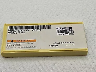 Mitsubishi VNMG160404-MA VP15TF VNMG331-MA Carbide Turning Inserts (Qty 7) -Read • $29.99