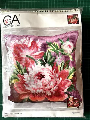 Collection D'Art Tapestry Kit  RED ROSES   - Cushion Front  - 16 /40cm Square • £35