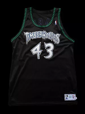 Chris Carr Minnesota Timberwolves Starter Pro Cut Game Jersey Size 48 • $250