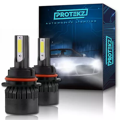 CREE H4 HB2 9003 1800W Protekz 4-Sided LED Headlight Kit Hi/Lo Power Bulb 6000K • $31.47