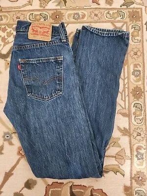 Vintage Men’s Levi’s 501 Button Fly Blue Jeans Size 30x34 • $34