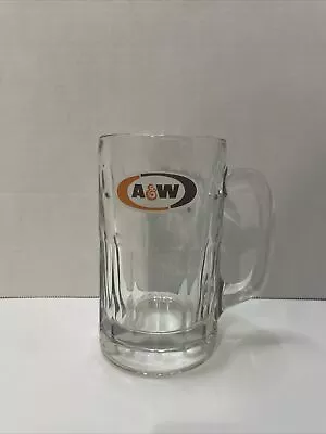 Vintage A&W Root Beer Heavy Mug Stein Glass Logo AW Original Authentic 6” • $16.99