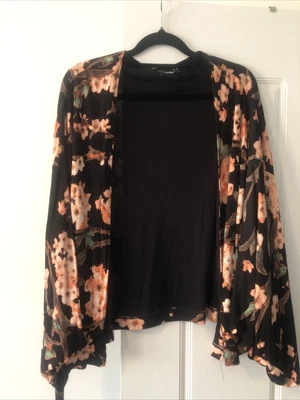 $30 • Buy ASOS Petite Short Kimono Size 10 Also Suit 12 14