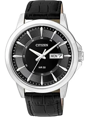 Citizen Men's Analogue Quartz Watch With Leather Strap BF2011-01EE • £64.46