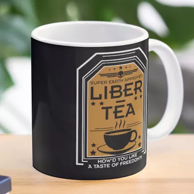 A Nice Cup Of LIBERTEA Mug 11 Oz 15 Oz Mug Helldivers Mug Taste Of FREEDOM • $15.99