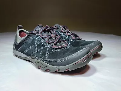 Merrell Womens Mimosa Glee Move J46580 Low Lace Up Black Walking Shoes US Sz 7 • $19.99