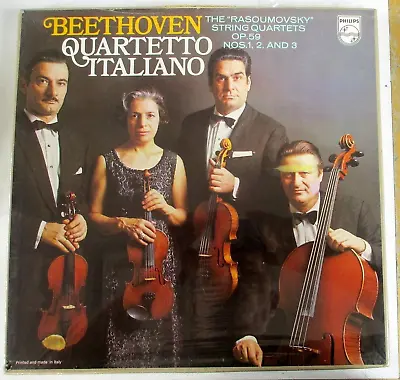 Beethoven String Quartets QUARTETTO ITALIANO SEALED Box Set Cla 541 • $21