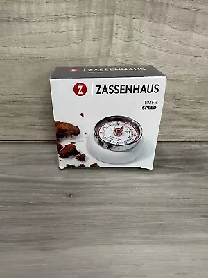 Zassenhaus Magnetic Retro Kitchen Timer NEW Open Box • $25
