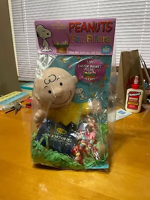 PEANUTS Charlie Brown FUN FILLER EASTER BASKET • $25