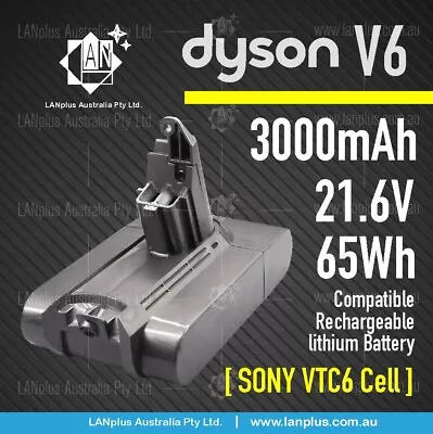 21.6V 3000mAh Battery For Dyson V6 SV03 SV 04 SV 05 DC58 DC59 DC61 DC62 Video • $69.99