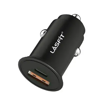 Lasfit Dual Port USB Car Charger Cigarette Lighter Adapter For IPhone 13 12 11 • $12.99