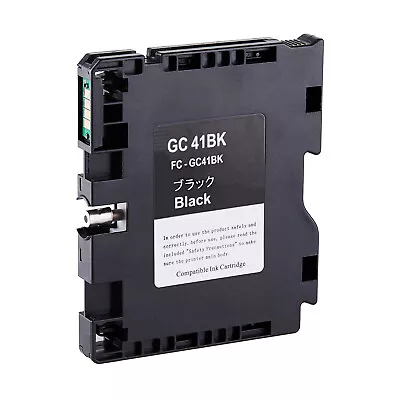 £13.99 • Buy Sublimation GC41 Black Ink Cartridge For Ricoh SG2010 2100 3110 3100 7100