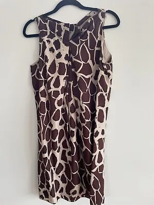 $129 • Buy Scanlan Theodore Silk Dress 10