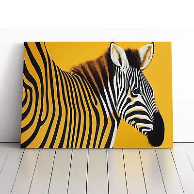 Zebra Art Vol.2 Canvas Wall Art Print Framed Picture Decor Living Room Bedroom • £34.95